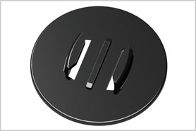 ACTIONPRO X7 Surf Klebeplatte mit extra gro�er Klebefl�che f�r Boards, Skier